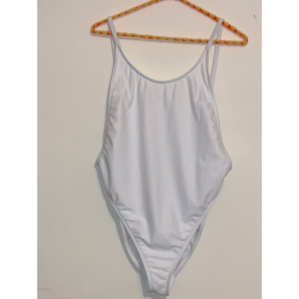 Dippin’ Daisy’s - white one piece bathing suit